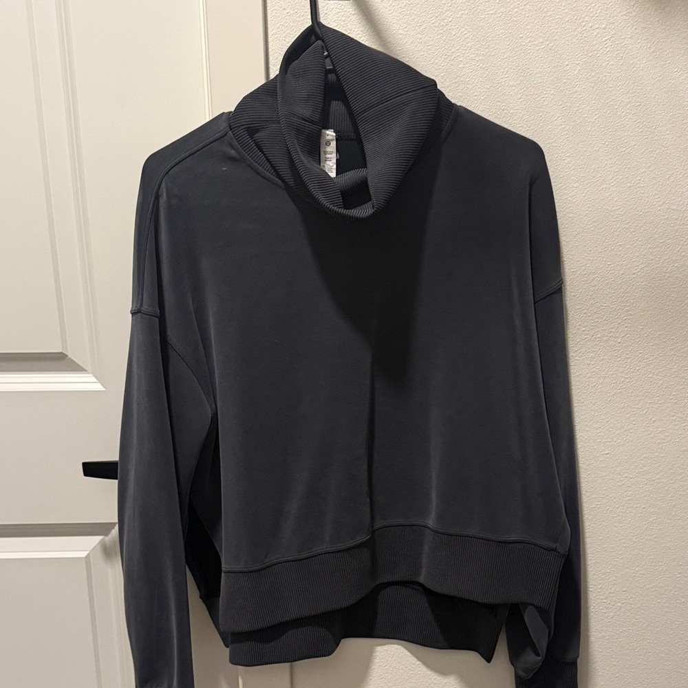 lululemon athletica Black Cowl Neck Sweater